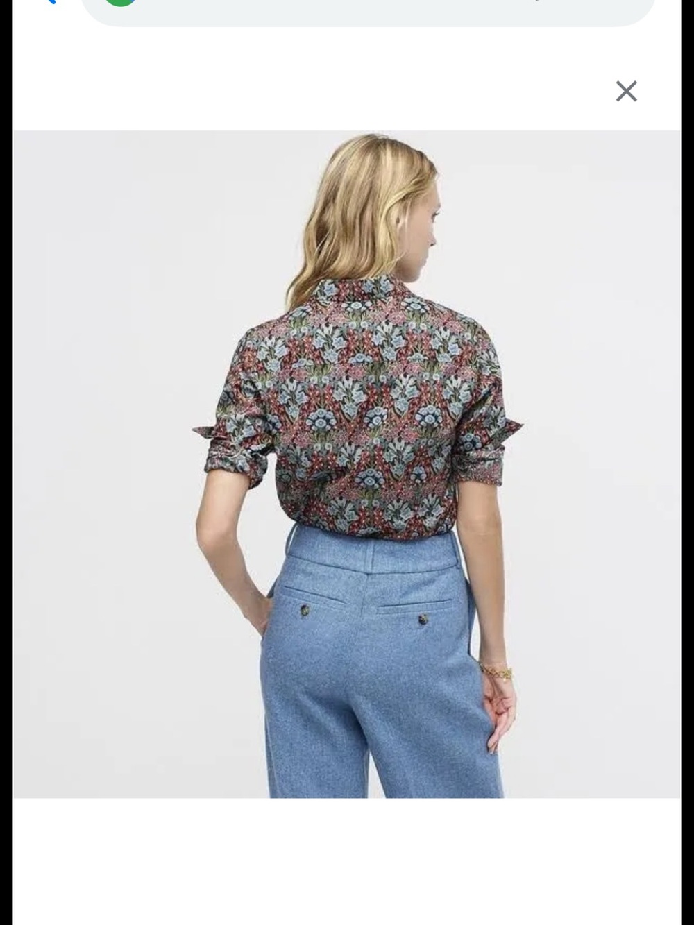 J.Crew Liberty perfect shirt in Elderberry - Picture 3 of 6